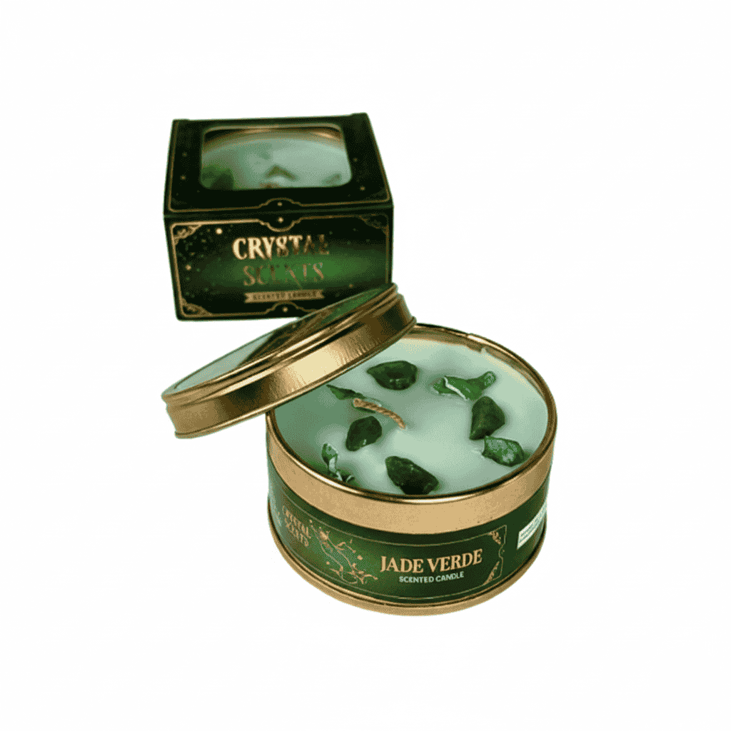 Crystal Scents Jade Verde Candle